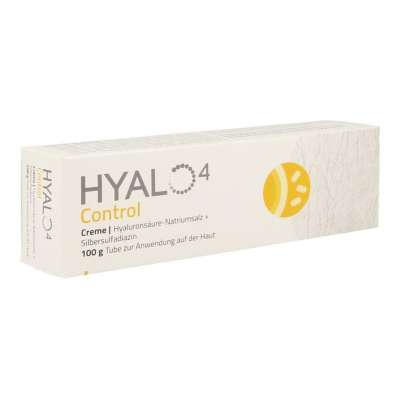 HYALO 4 CONTROL CREAM ( SILVER SULFADIAZINE + SODIUM HYALURONATE ) 100 GM